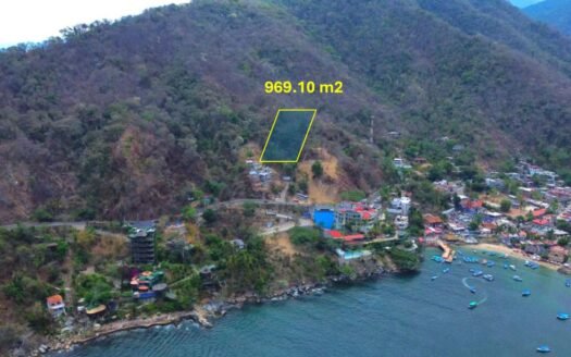 Lot for Sale in Boca de Tomatlán, Puerto Vallarta – 969 m² / 10,430 ft² for Development Opportunity