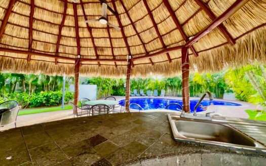 House in Gated Community Poseidón with Pool in Las Ceibas, Bahía de Banderas, Nayarit.