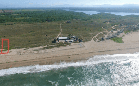 Terreno en venta  frente al mar en playa virgen de Tomatlán, Jalisco